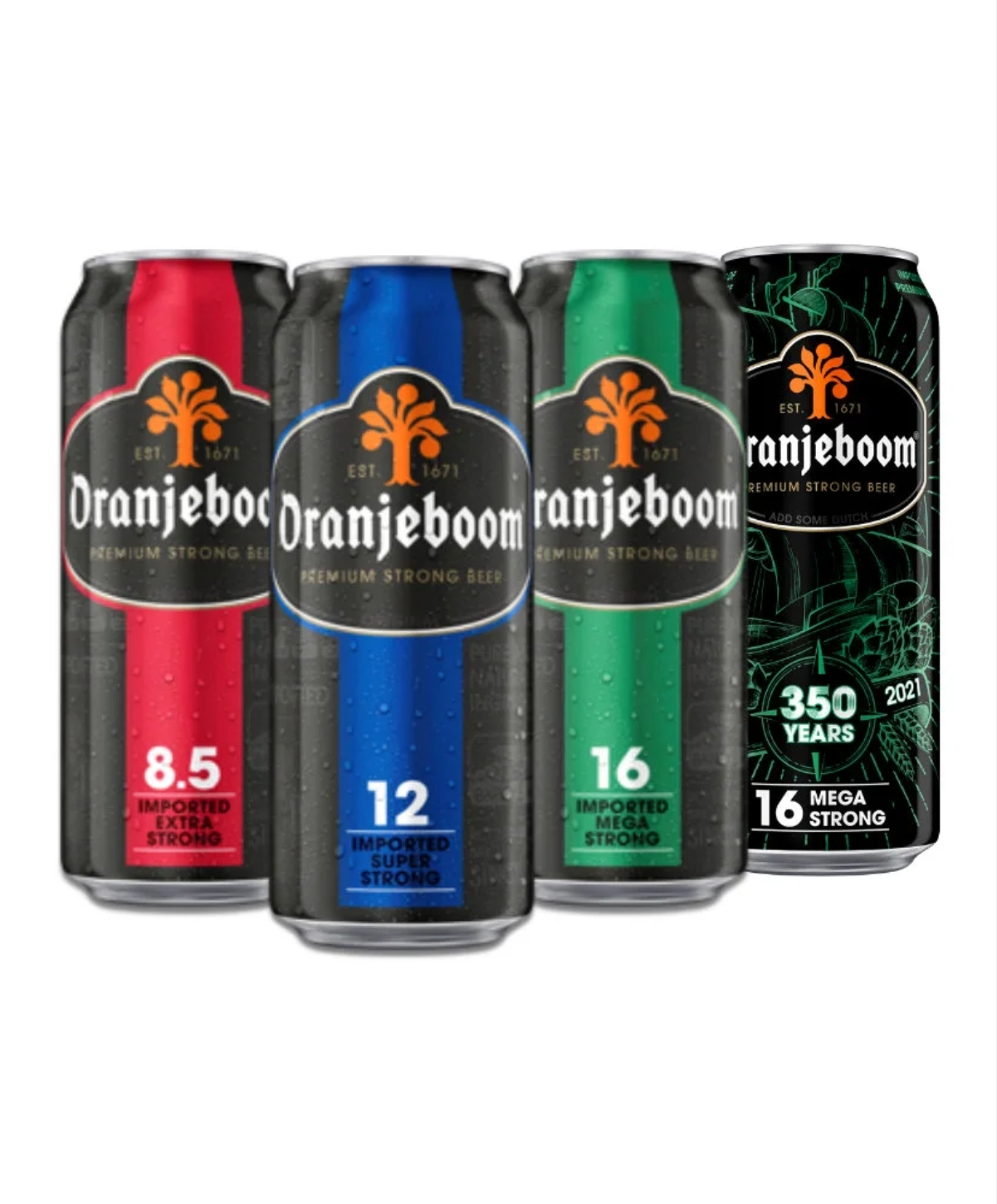 ORANGE BOOM BEER CAN 33CL
