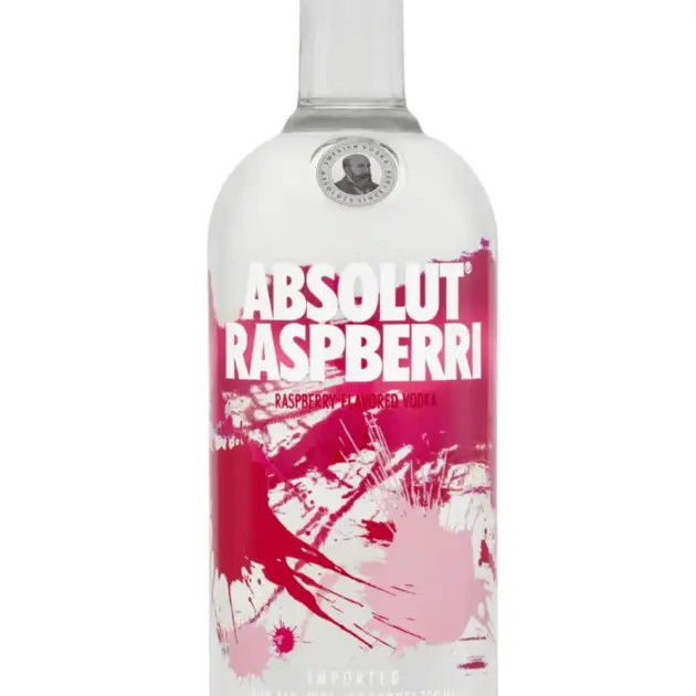 ABSOLUT, VODKA RASBERRY,40% - 100CL