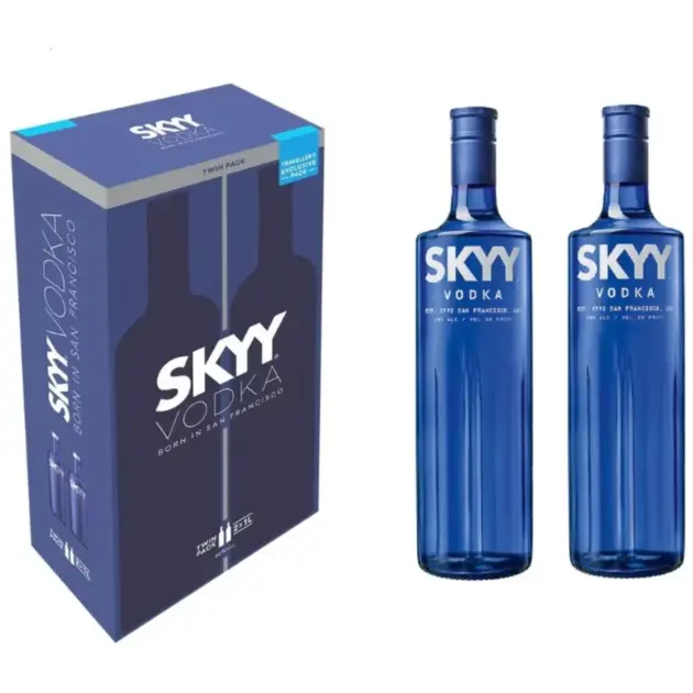 SKYY VODKA BLUE TWIN PACK