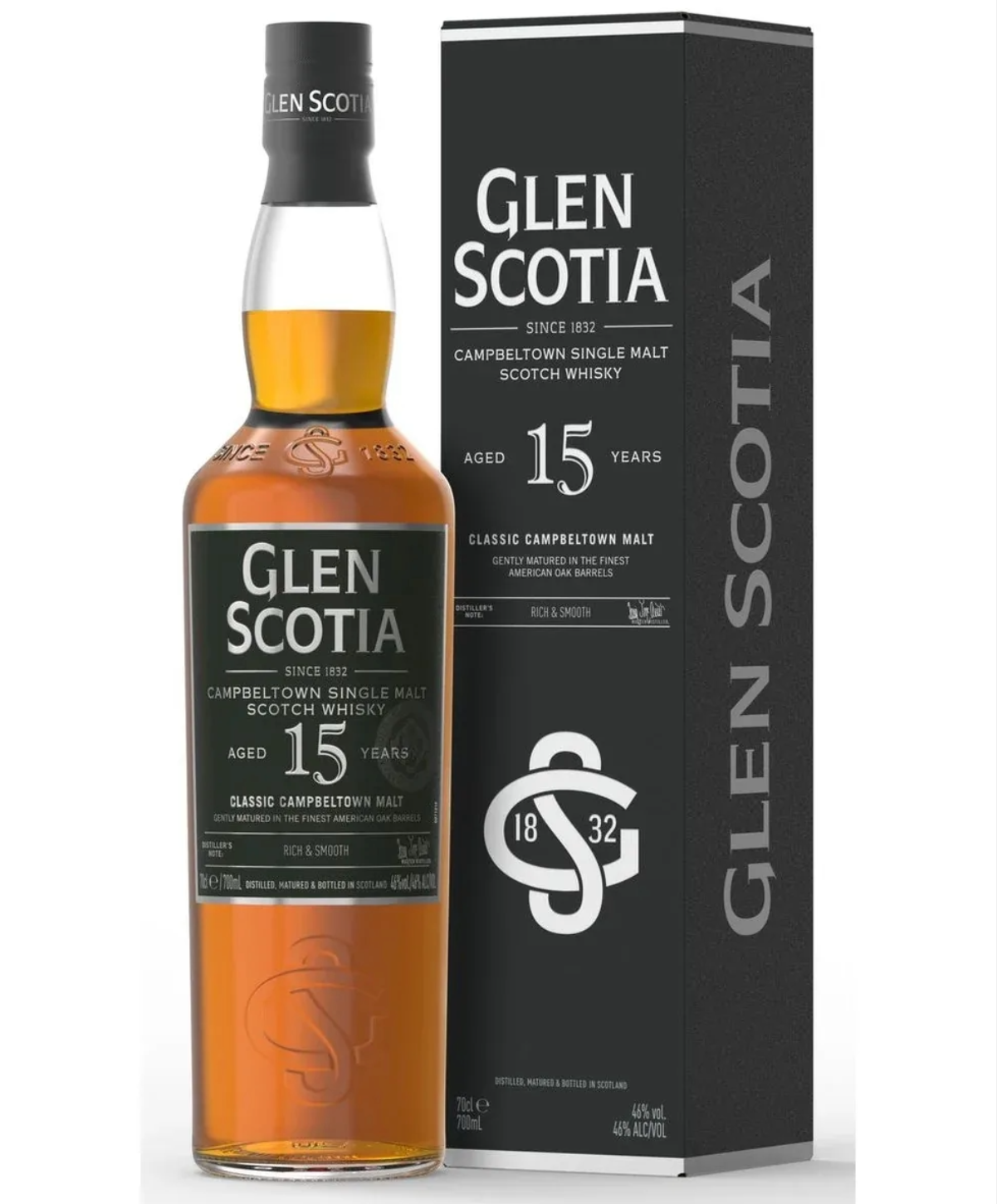 GLEN SCOTIA 15YO SINGLE MALT SCOTCH 70CL