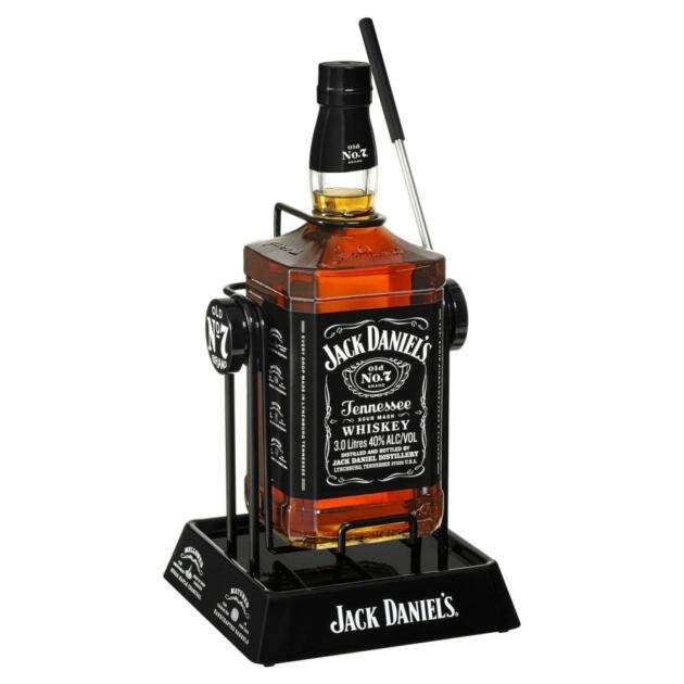 JACK DANIEL'S 3L BOTTLE WITH CRADLE