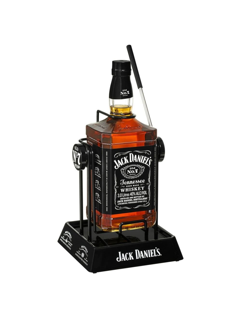 JACK DANIEL'S 3L BOTTLE WITH CRADLE
