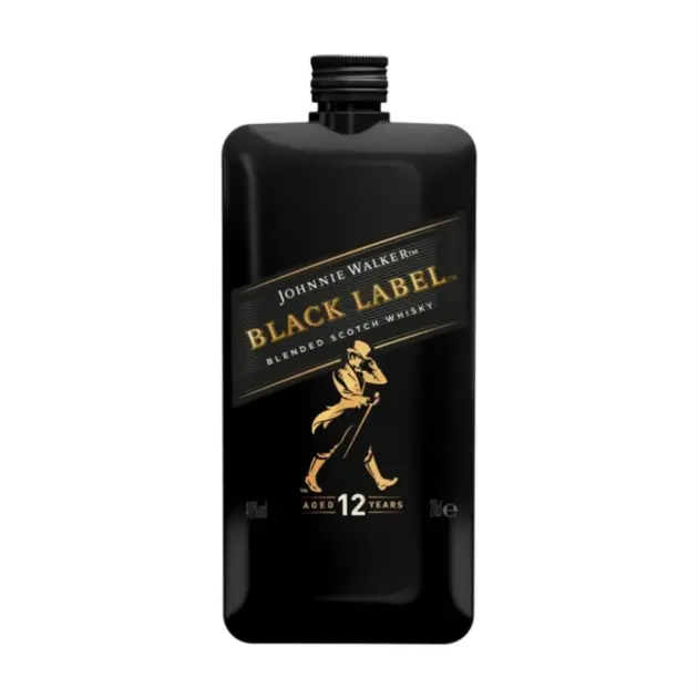 J/W BLACK LABEL POCKET SCOTCH 200 ML