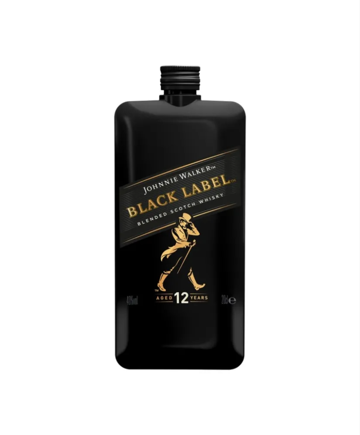 J/W BLACK LABEL POCKET SCOTCH 200 ML
