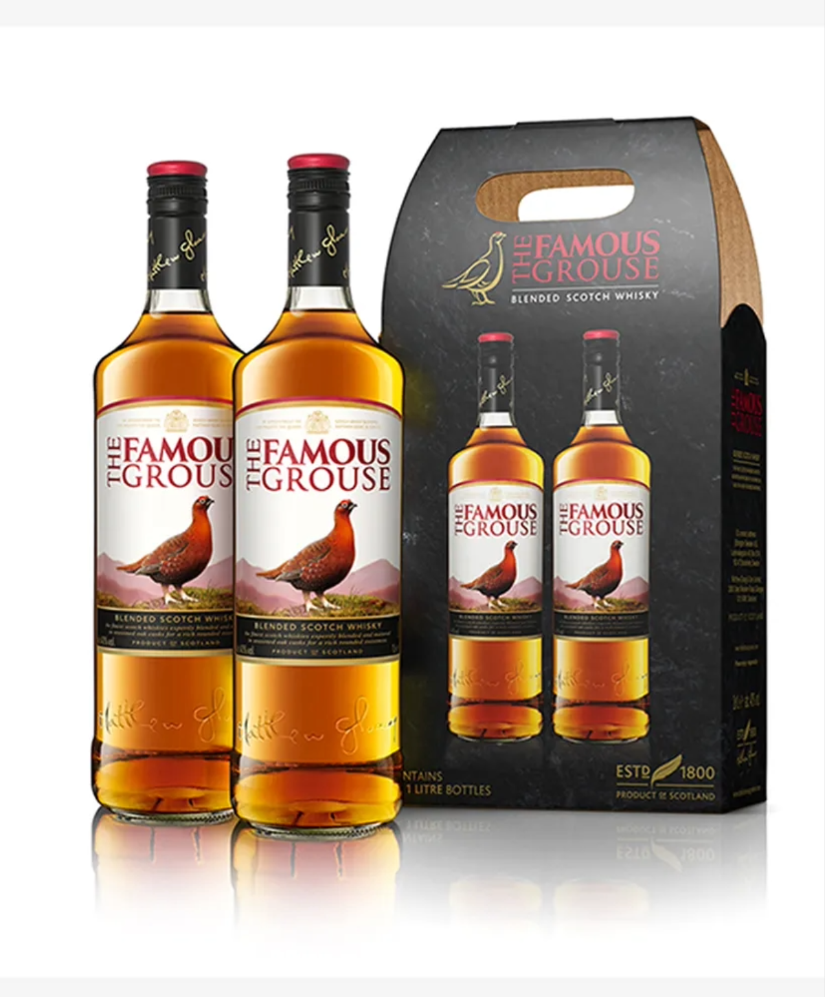FAMOUS GROUSE 40%100CL TWIN PACK